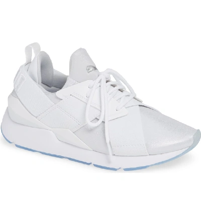 Puma Women's Muse Ice Low-top Sneakers In  White/  White