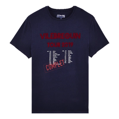 Vilebrequin Men's Band Tour Graphic Cotton T-shirt In Navy