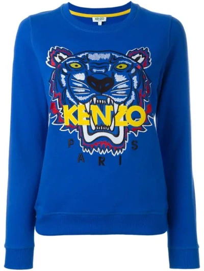 Kenzo 'tiger' Sweatshirt In Blue