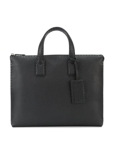 Fendi Messenger Bag In Black