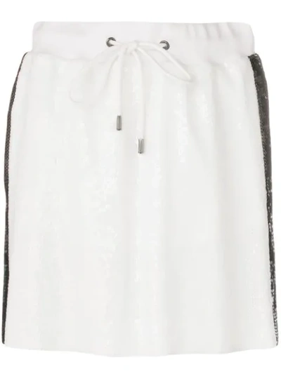 Alberta Ferretti Raimbow Week Skirt In White