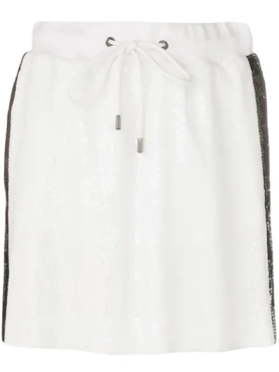 Alberta Ferretti Raimbow Week Skirt In Bianco