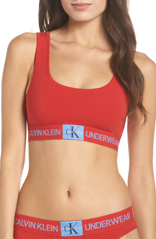 calvin klein monogram red