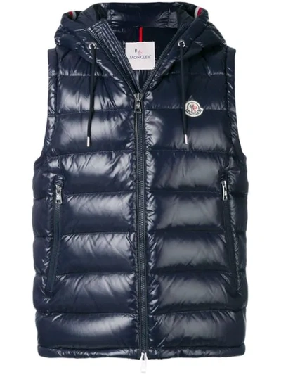 Moncler Classic Padded Jacket In Blue
