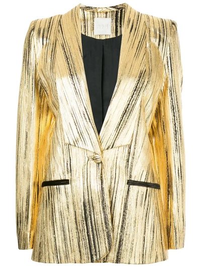 Ingie Paris Shiny Blazer - Gold