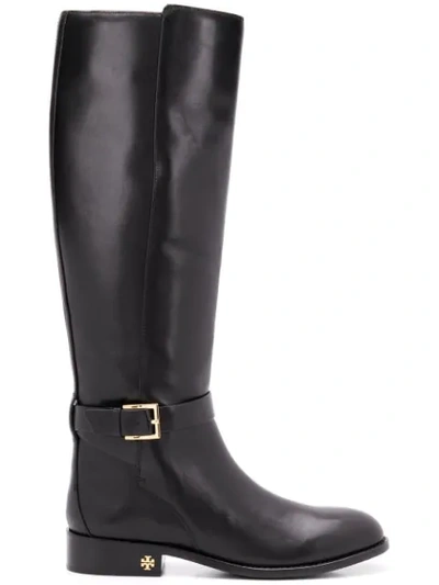 Tory Burch Brooke Riding Boots In Black