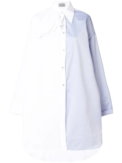 Balossa White Shirt Asymmetric Shirt