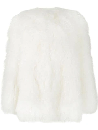 Numerootto Oversized Coat In White