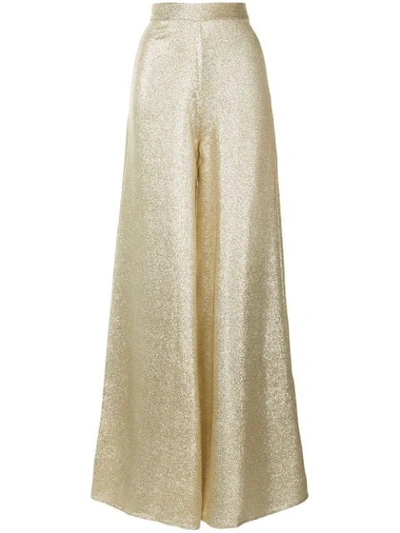 Taller Marmo Sequinned Trousers In Metallic