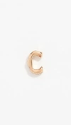 Rebecca Minkoff Initial Single Stud Earrings In C