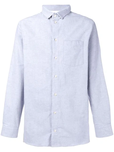 Natural Selection Long Pocket Plain Shirt In Grey