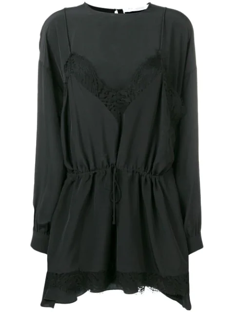 Iro Short Layered Dress In Black | ModeSens