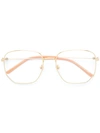 Gucci Rectangular-frame Glasses - Pink