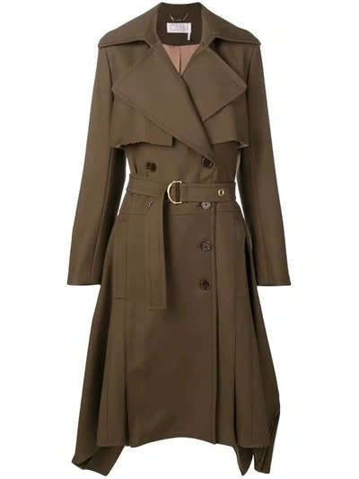 Chloé Runway Coat In Brown