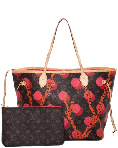 Louis Vuitton Limited Edition Monogram Canvas Ramages Neverfull Mm In Nocolor