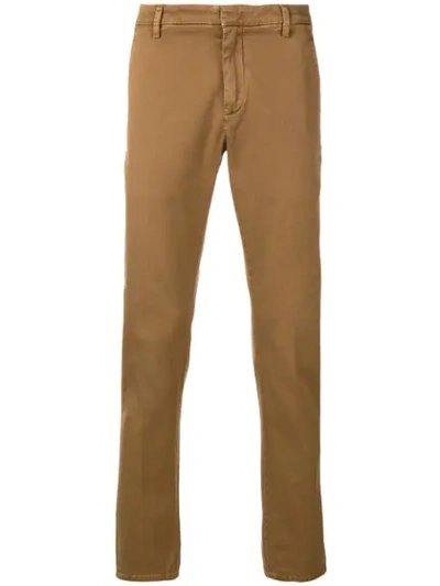 Dondup Straight-leg Trousers - Brown