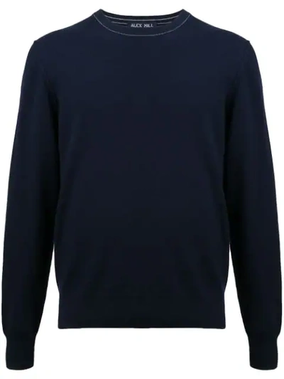 Alex Mill Cashmere Reverse Sweater In Navy