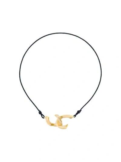 Annelise Michelson Dechainee Cord Bracelet In Gold