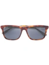 Gucci Rectangular Shaped Sunglasses In Brown