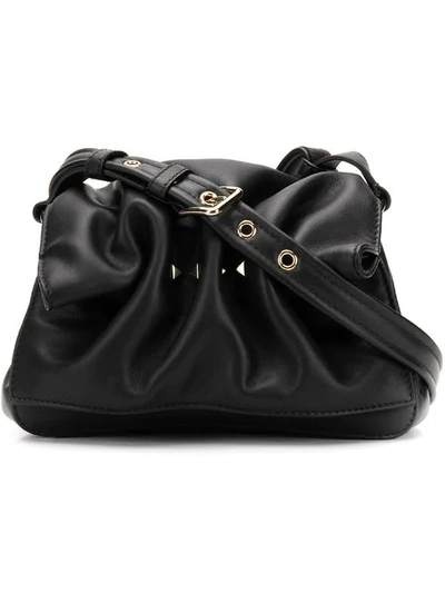 Valentino Garavani Bloomy Mini Shoulder Bag In Black