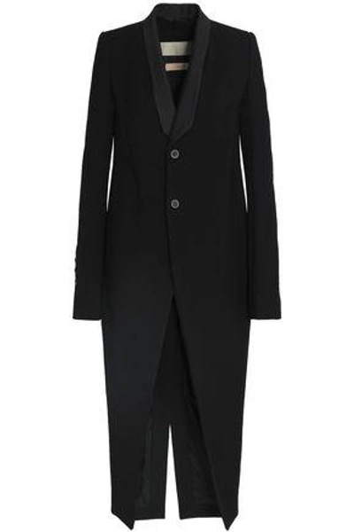 Rick Owens Wool Coat In Black