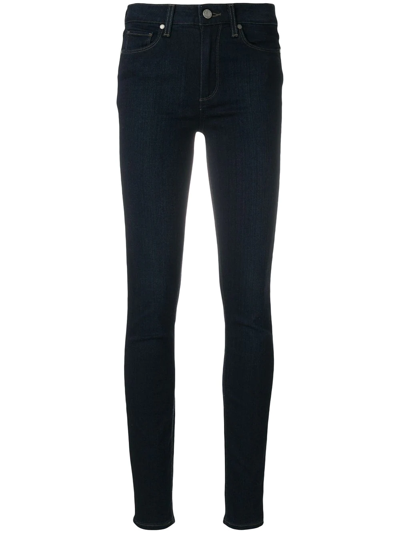 Paige Hoxton Transcend High-rise Ultra Skinny Jeans In Blue