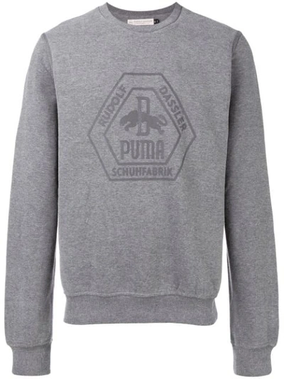 Puma Sweatshirt Mit Logo In Grey