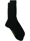 Gosha Rubchinskiy Knitted Socks In Black