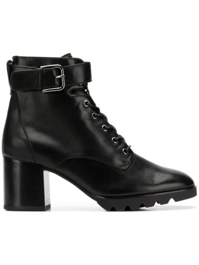 Hogl Ankle Strap Boots In Black
