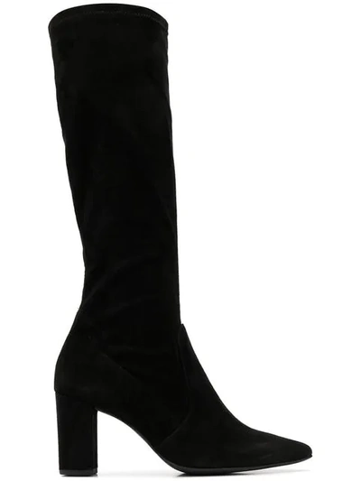 Hogl Pointed Toe Boots In Black