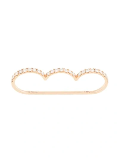 Alinka 18kt Rose Gold Cloud Diamond Ring