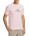 Fred Perry Embroidered Logo Tee In 1991 Pink