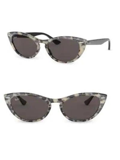 Ray Ban Cateye Sunglasses In Beige Havana