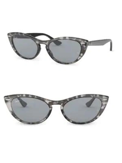 Ray Ban Rb4314 54mm Cat Eye Sunglasses In Grey Havana