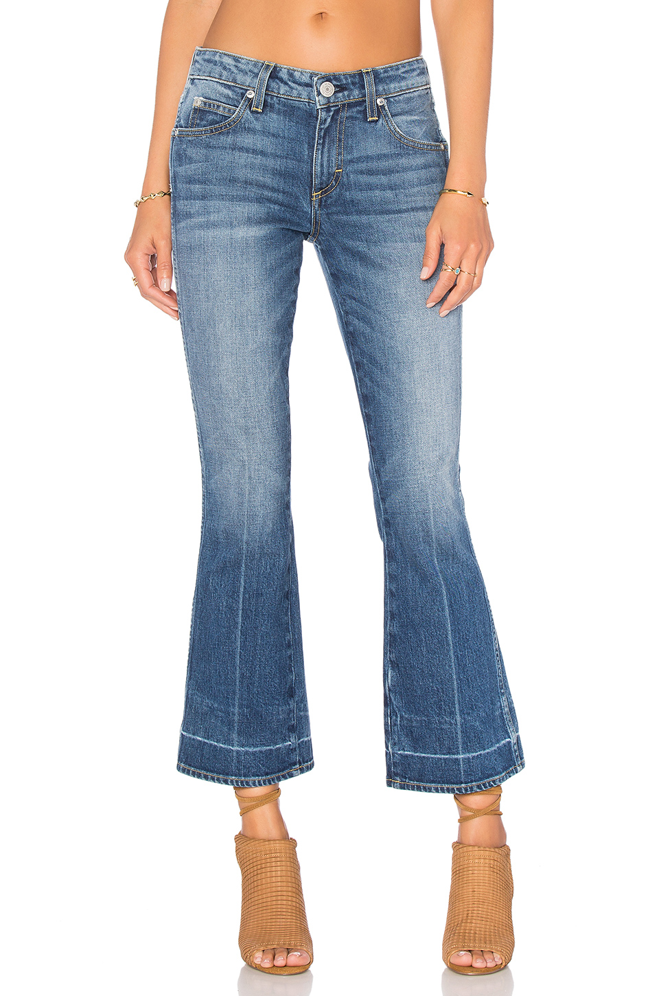 Amo Jane Micro Flare Jeans In Recess | ModeSens