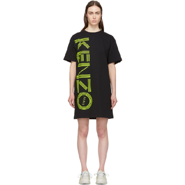 kenzo logo t shirt dress