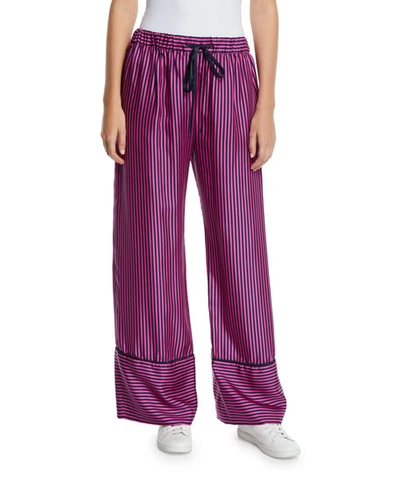 Maggie Marilyn Sing Me To Sleep Striped Pajama Pants In Pink Pattern