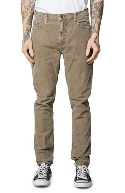 Rolla's Tim Slim Fit Jeans In Stone Cord