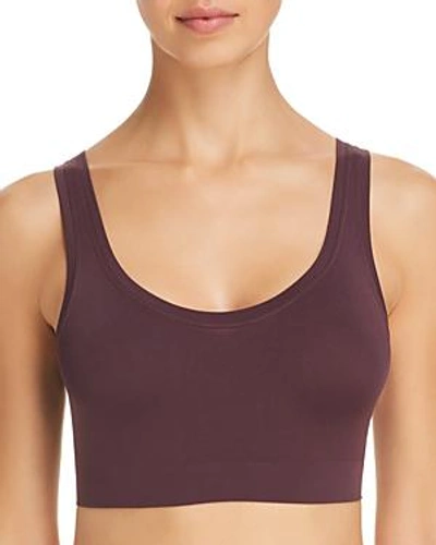 Hanro Touch Feeling Bralette In Prune Purple