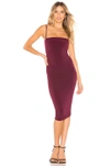 Nookie Charlize Midi Dress In Wine