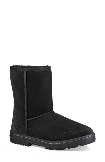 ultra revival genuine shearling short boot