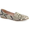 Steve Madden Feather Loafer In Snake Print Leather