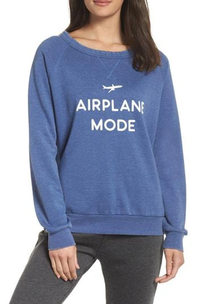 The Laundry Room Airplane Mode Sweatshirt In Blue