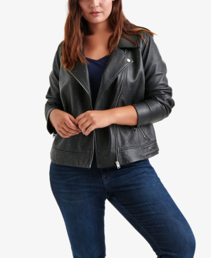 lucky brand pin dot moto jacket