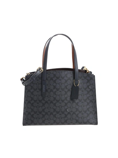 Coach Charlie Tote In Charcoal