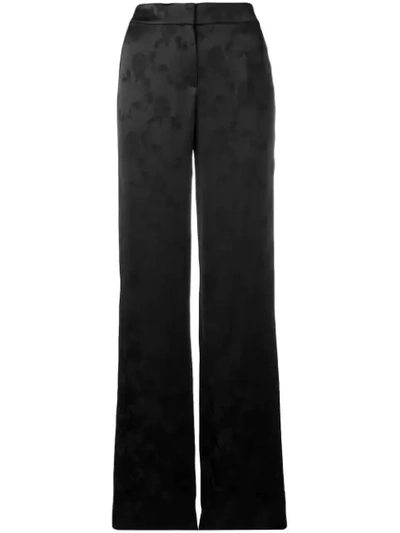 Theory High Rise Palazzo Trousers In Blue