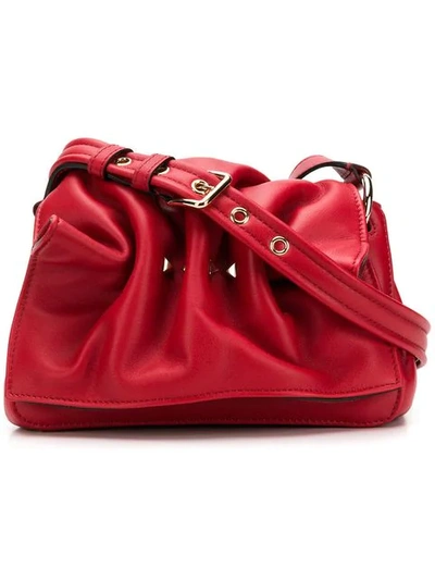 Valentino Garavani Bloomy Mini Shoulder Bag In Red