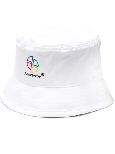 Ader Error Logo Bucket Hat In White