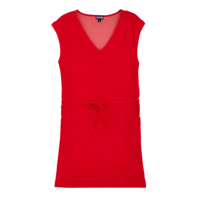 Vilebrequin Women Ready To Wear - Women Short Terry Cloth Dress Solid - Dress - Fairway In Red