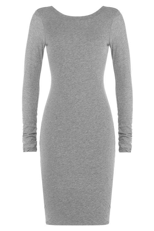 James Perse Cotton Dress In Grey | ModeSens